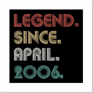 17 Years Old Vintage Legend Since April 2006 17th Posters and Art